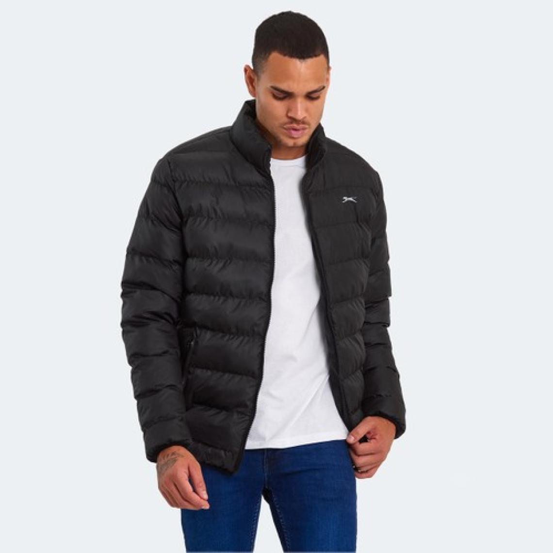 Slazenger Honor I ST21JE012-500 Siyah Erkek Şişme Mont