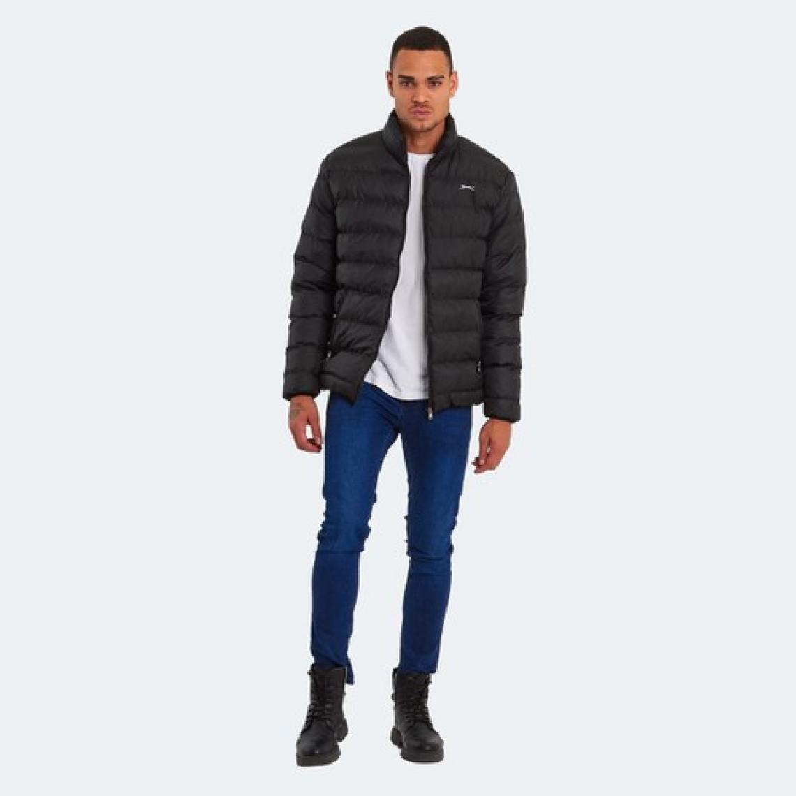 Slazenger Honor I ST21JE012-500 Siyah Erkek Şişme Mont