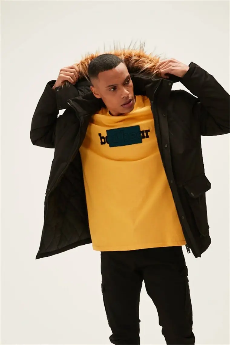 Bad Bear Rock Rabbit Jacket Siyah Erkek Mont 22.02.13.004-C01