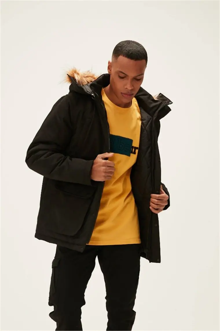 Bad Bear Rock Rabbit Jacket Siyah Erkek Mont 22.02.13.004-C01