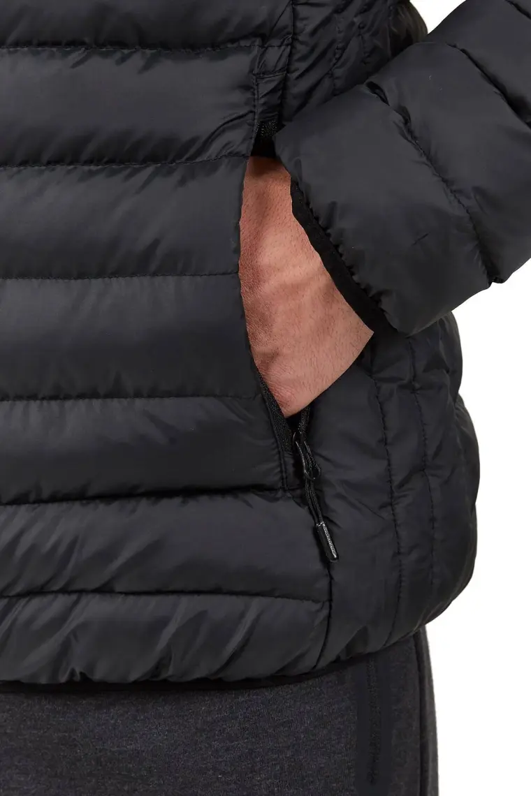 Skechers M Essential Hooded Jacket Siyah Erkek Mont S202063-001