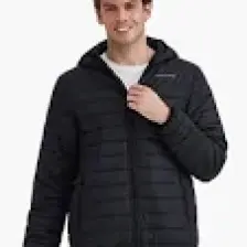 Skechers M Essential Hooded Jacket Siyah Erkek Mont S202063-001
