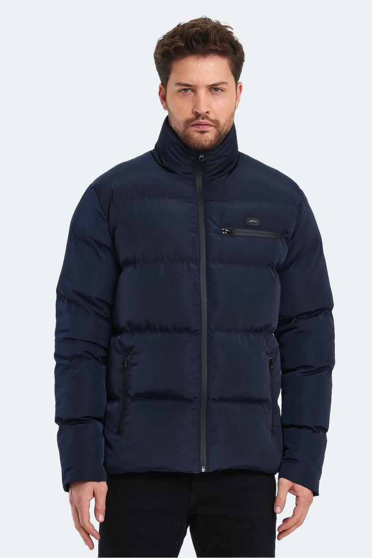 Slazenger ZOMBIE I Erkek Slim Fit Mont & Kaban Siyah