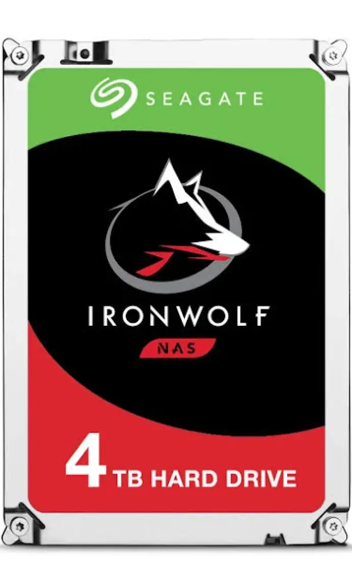 Seagate IronWolf NAS HDD 4TB 3.5" 5900RPM 64MB Cache Sata 3 Sabit Disk ST4000VN008