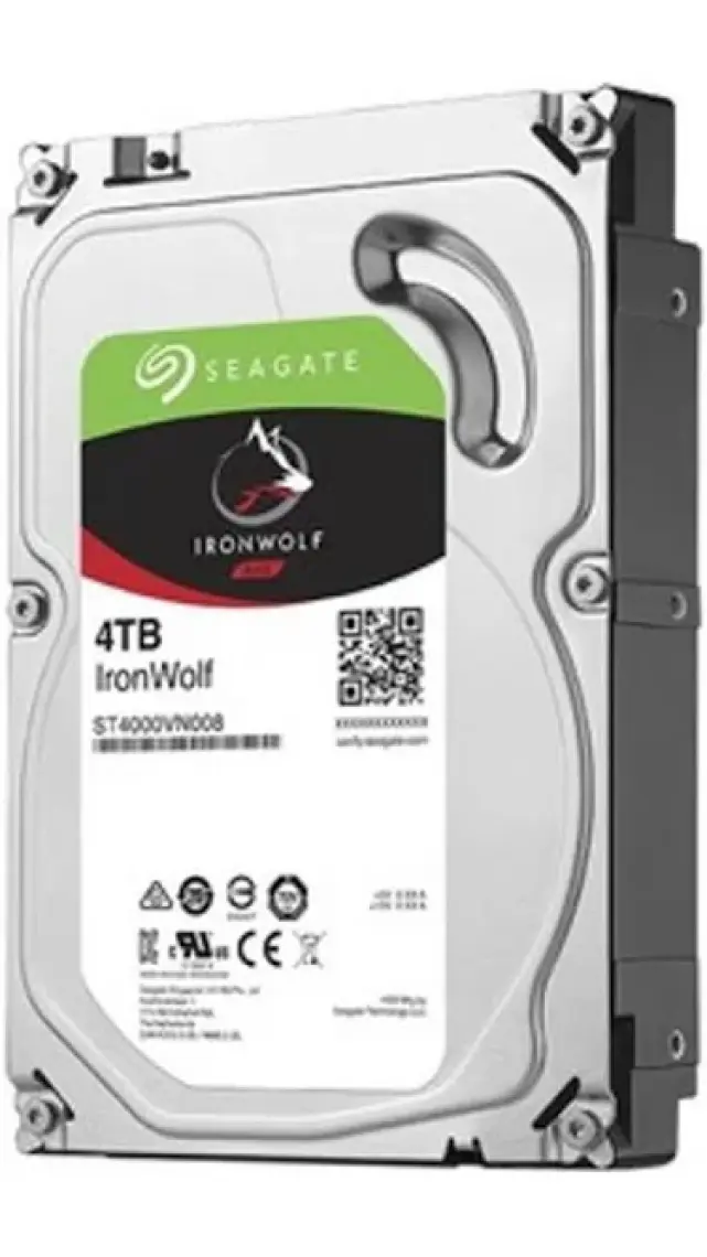 Seagate IronWolf NAS HDD 4TB 3.5" 5900RPM 64MB Cache Sata 3 Sabit Disk ST4000VN008