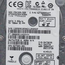 Hitachi Z5K320 320GB 5400RPM 16MB Cache Sata 3 2.5" Sabit Disk