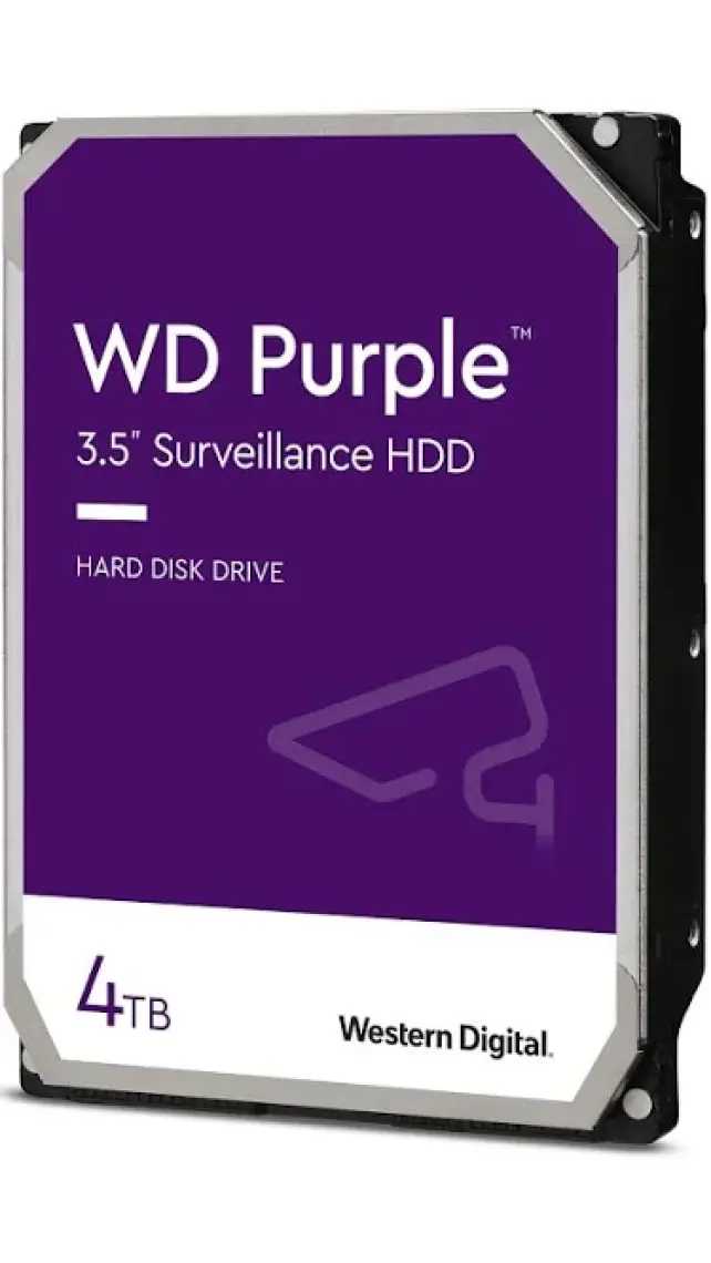 WD Purple 4TB 3,5" SATA III 6Gbit/s 64MB 7/24 Güvenlik Kamerası Diski WD40PURZ