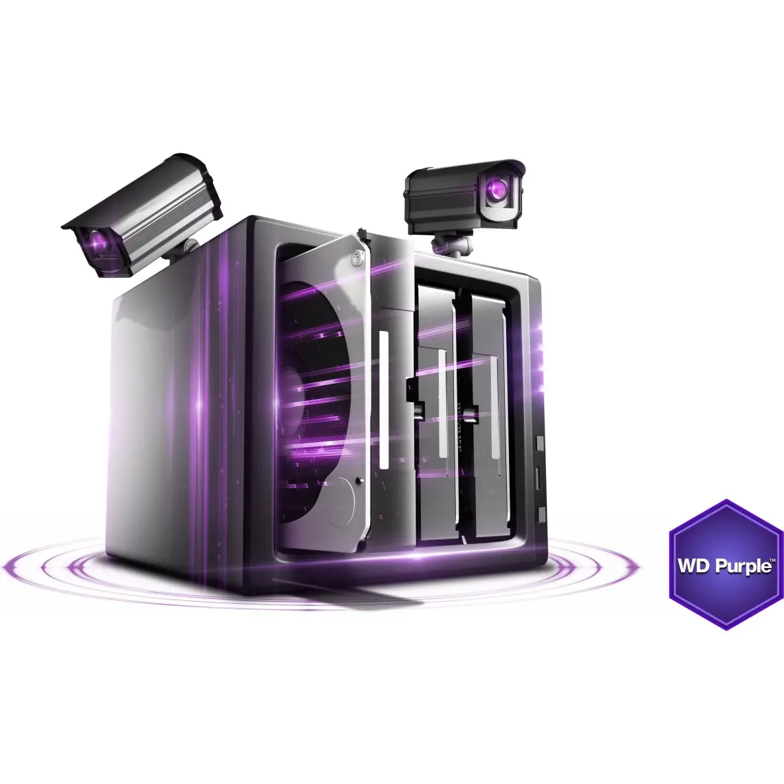 WD 1TB Purple Intellipower Sata 3.0 64MB 3.5" Güvenlik Diski 7X24 (WD10PURX) Harddisk