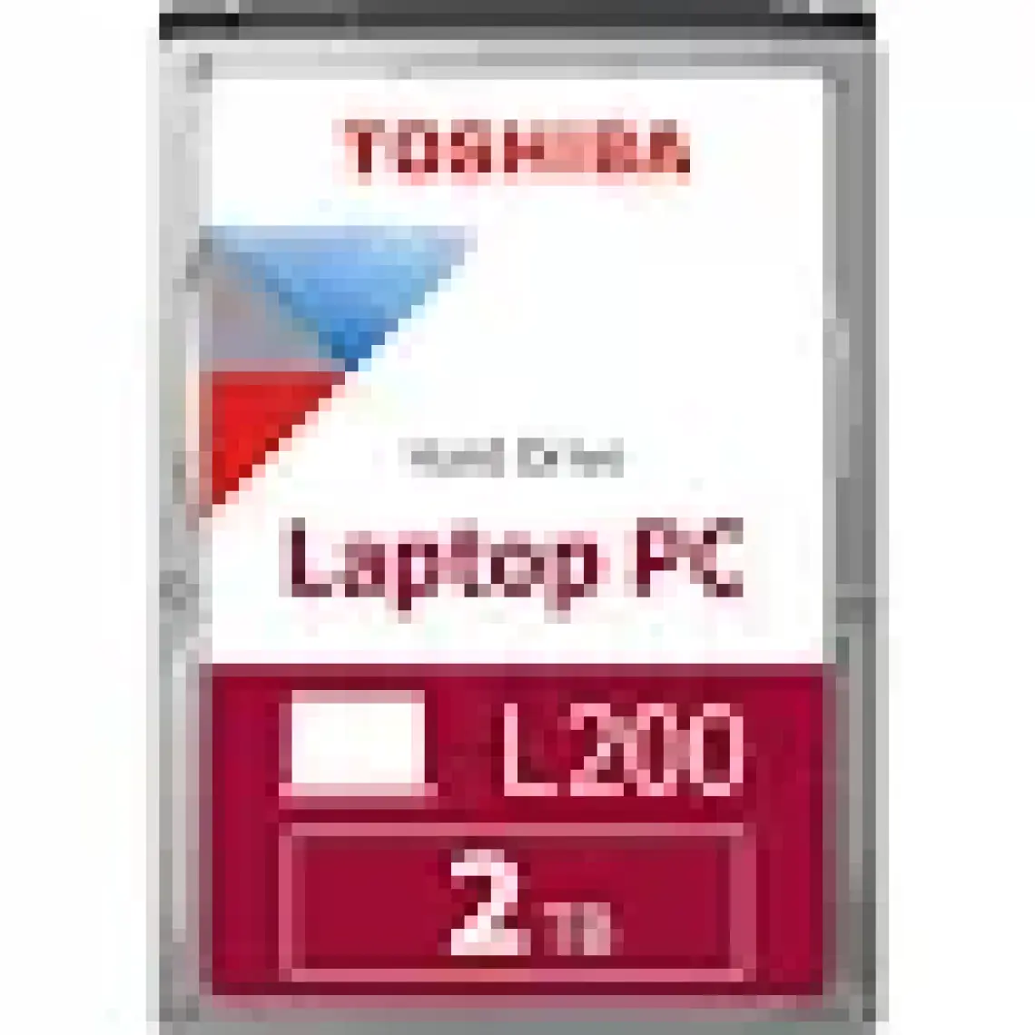 Toshiba L200 2TB 128MB Cache 5400RPM 2.5" Sata 3 Harddisk (HDWL120UZSVA)