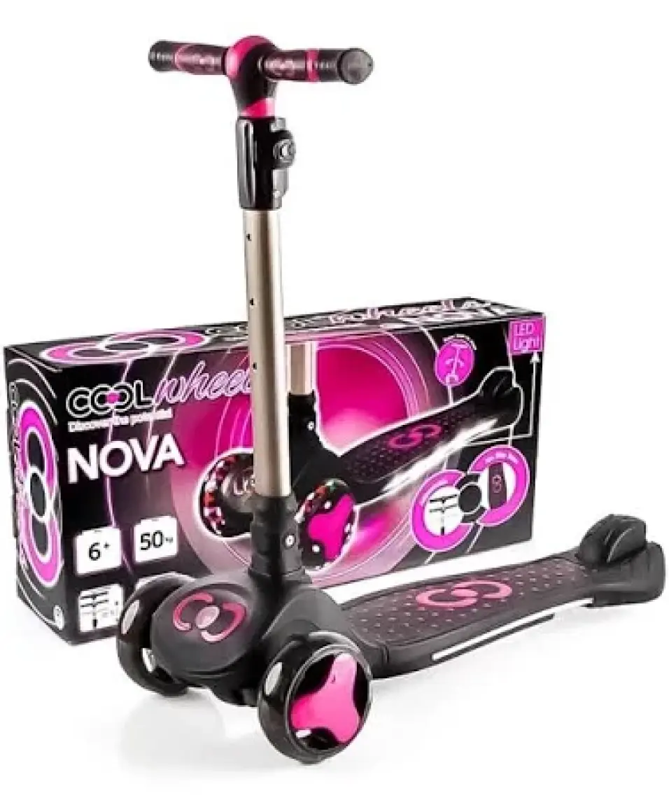 Cool Wheels Uni  Çocuk Pembe Nova Işıklı Scooter Nova