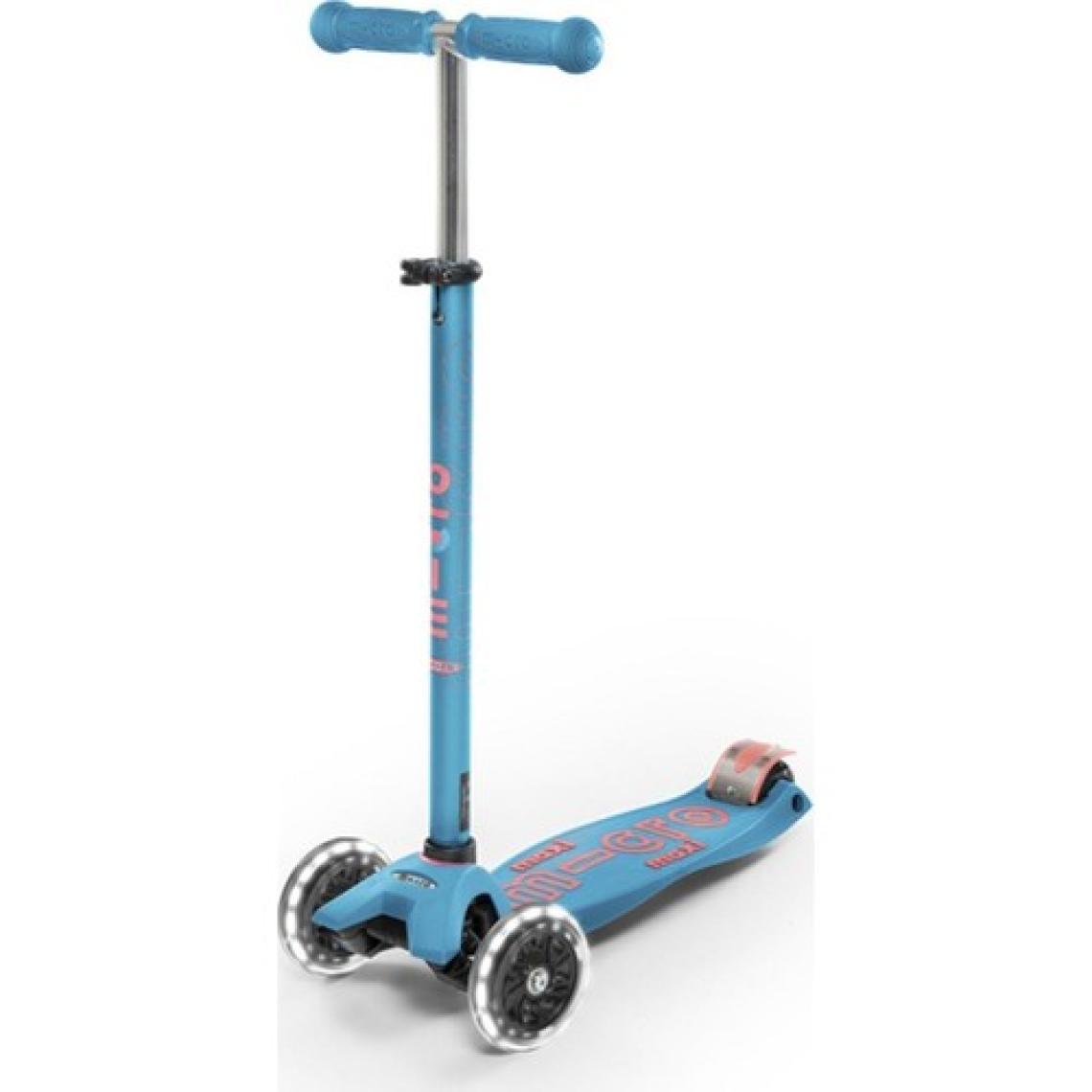 Micro Maxi Deluxe LED Turkuaz MMD078 3 Tekerlekli Işıklı Çocuk Scooter