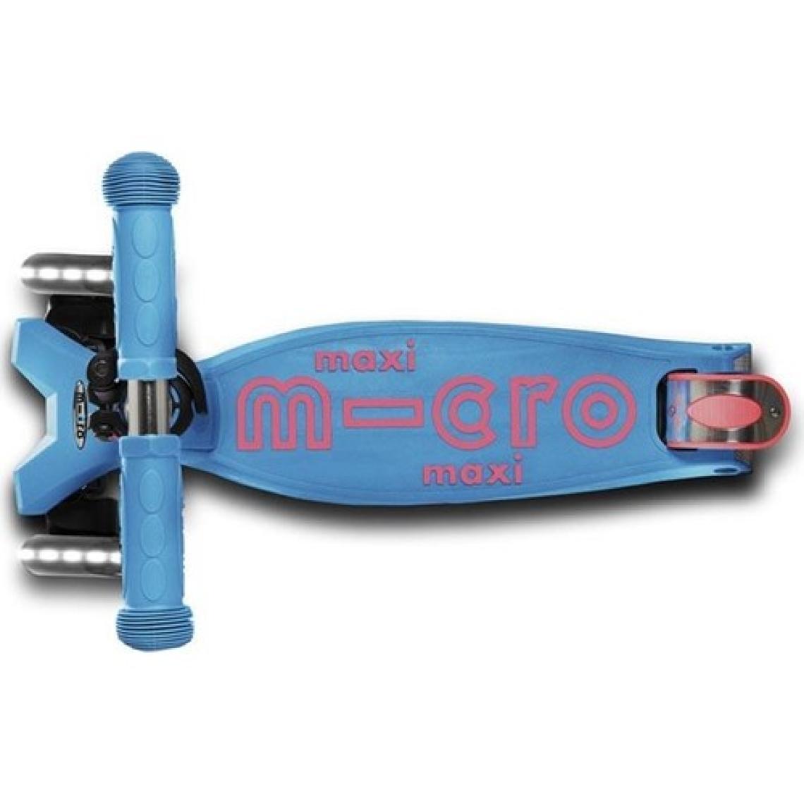 Micro Maxi Deluxe LED Turkuaz MMD078 3 Tekerlekli Işıklı Çocuk Scooter