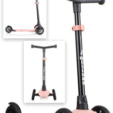 Turbo 3 Tekerli Yükseklik Ayarlı Scooter, Pembe