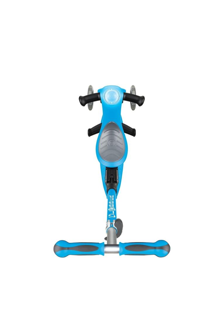 Globber Go Up Deluxe Play Mavi 3 Tekerlekli Oturaklı Işıklı Çocuk Scooter
