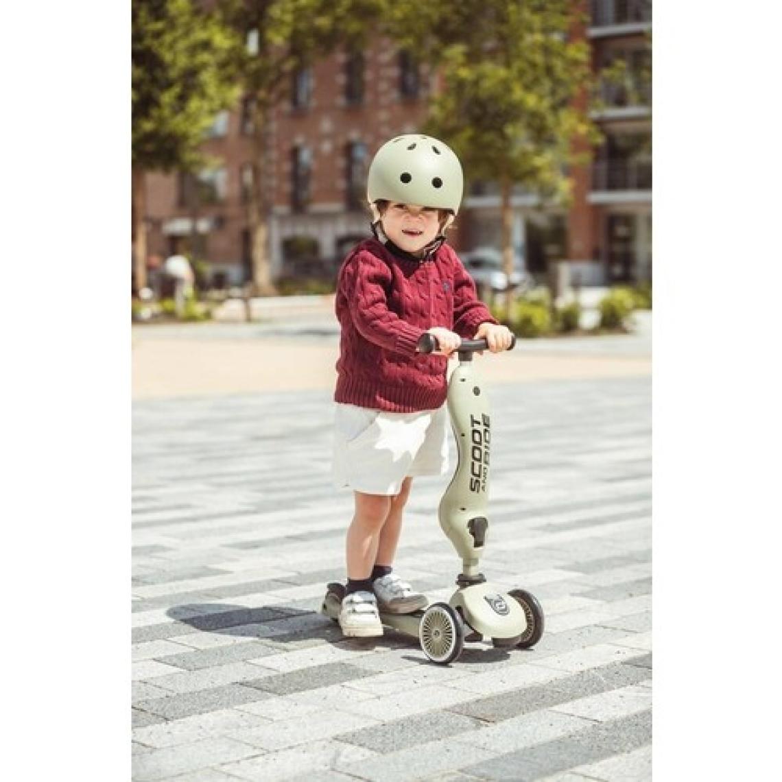 Scoot And Ride Highwaykick 1 Oturaklı Çocuk Scooter Olive 160629-00001