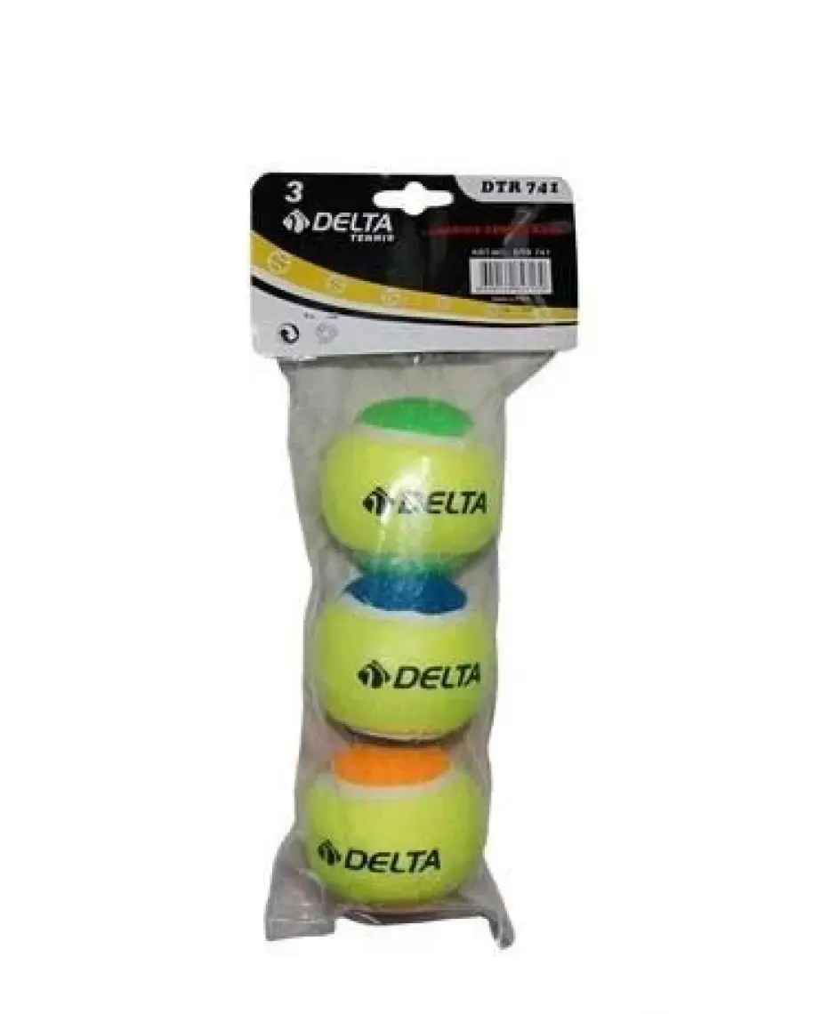 Delta Başlangıç Seviye Antrenman İçin 3 Adet Tenis Topu