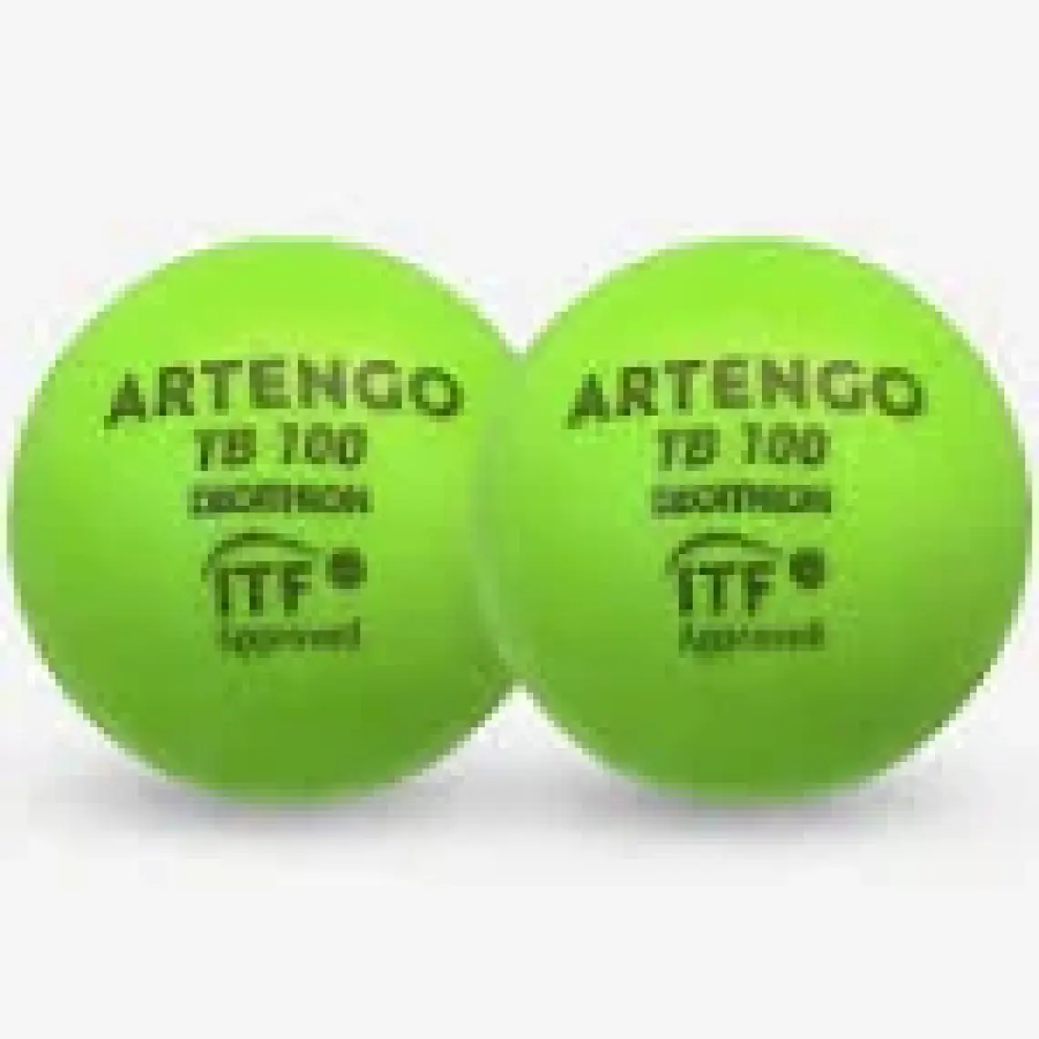 Decathlon Artengo Sünger Tenis Topu - 9 Cm - 2 Adet - Yeşil - Tb100