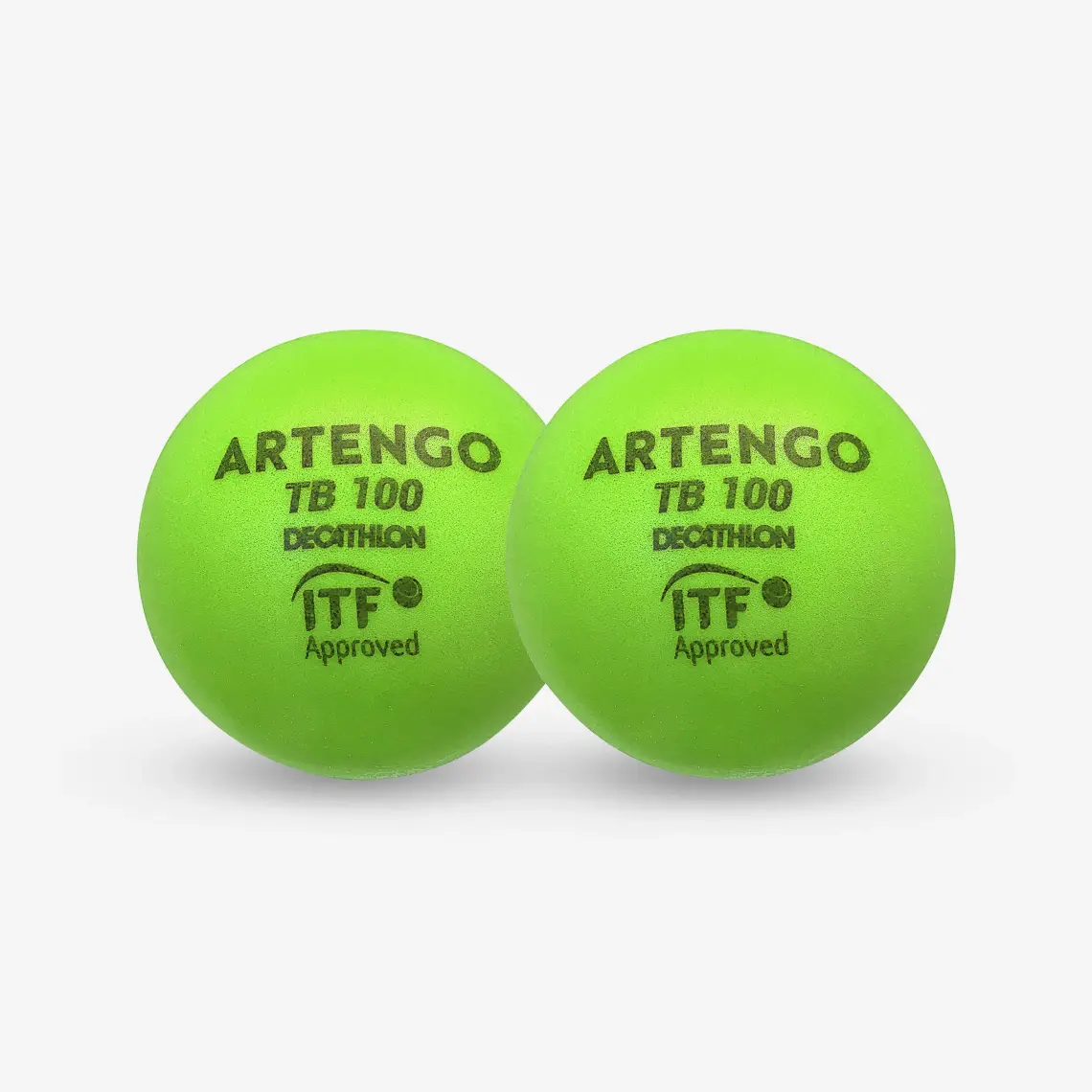 Decathlon Artengo Sünger Tenis Topu - 9 Cm - 2 Adet - Yeşil - Tb100