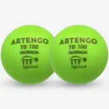 Decathlon Artengo Sünger Tenis Topu - 9 Cm - 2 Adet - Yeşil - Tb100