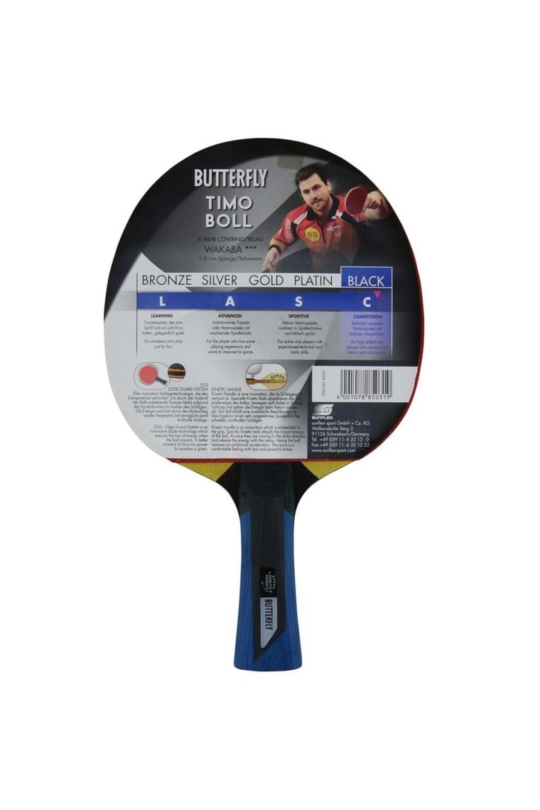 Timo Boll Black Masa Tenisi Raketi