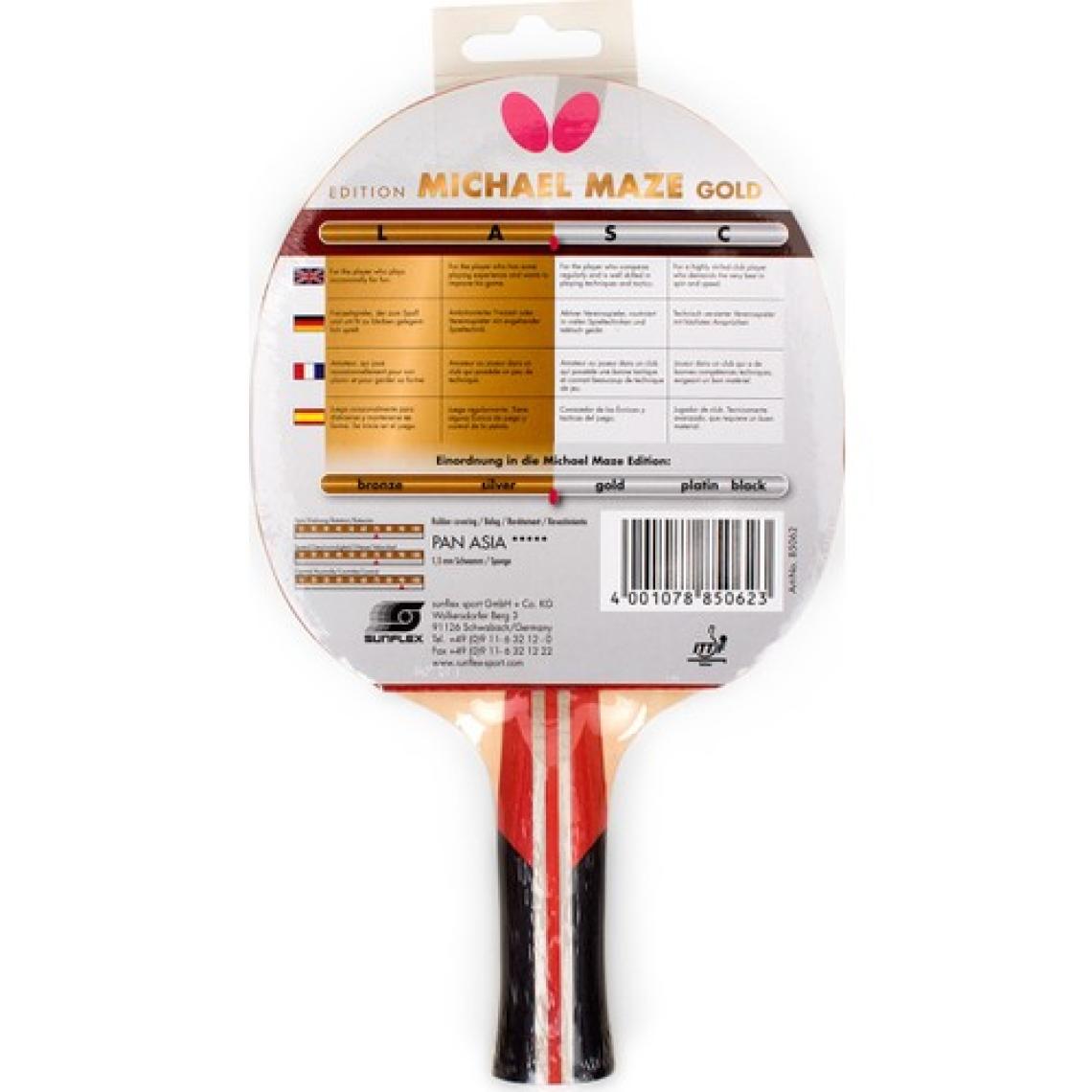 Butterfly Mıchael Maze Gold Masa Tenisi Raketi 85062