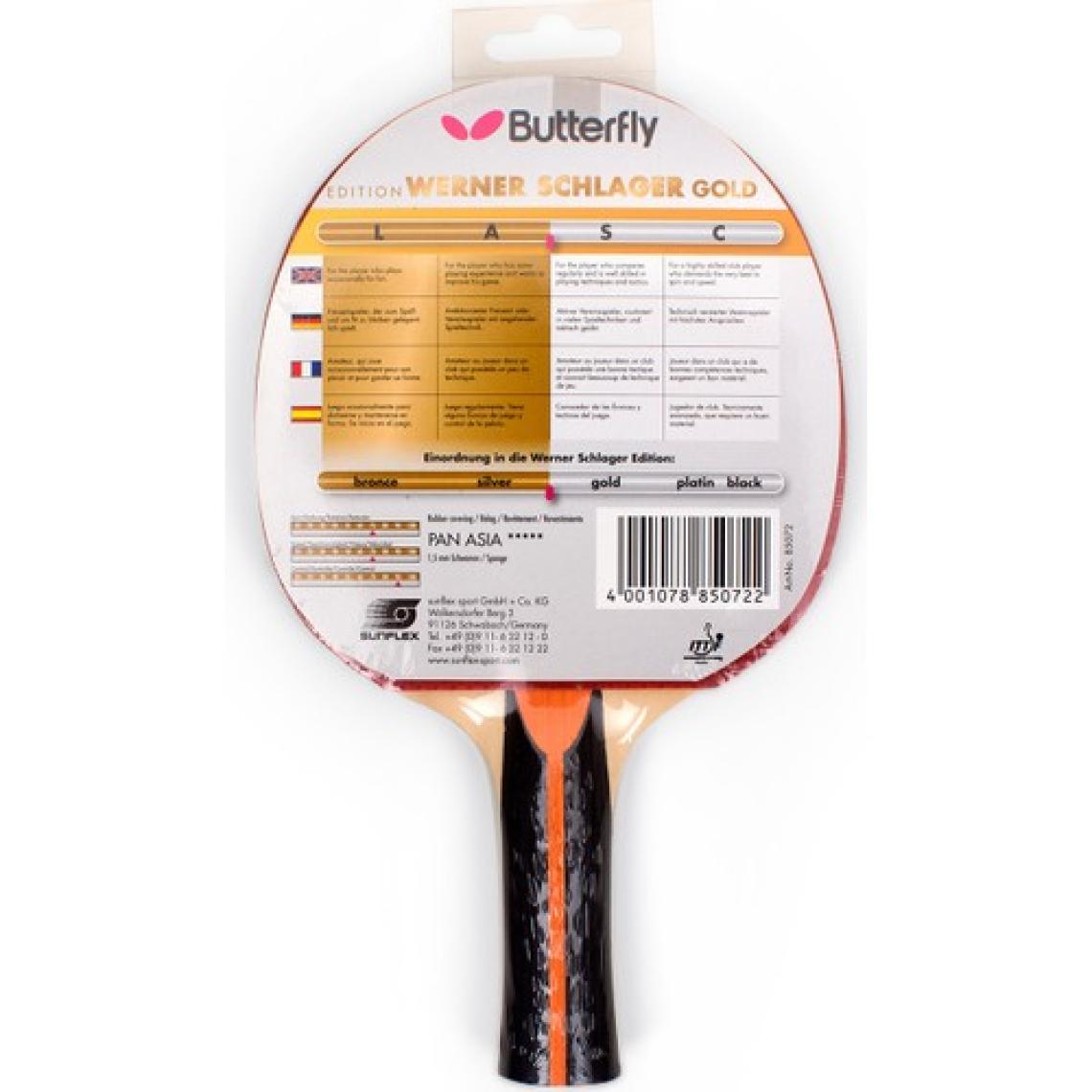 Butterfly Schlager Gold Masa Tenisi Raketi  85072