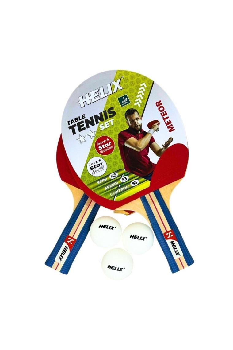 Meteor Ittf Onaylı Müsabaka 2 Yıldız Masa Tenis Raket Seti