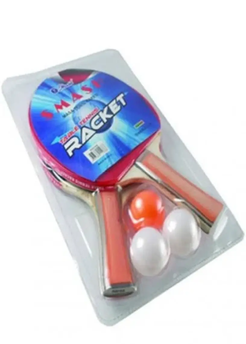 Masis Masa Tenisi Raket Seti ( 2 Raket + 3 Top)