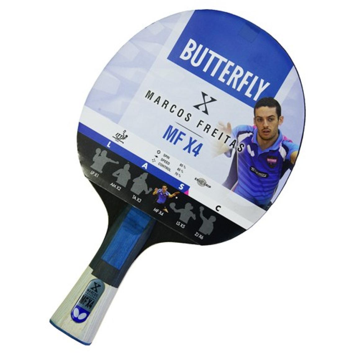 Butterfly 85083S Marcos Freitas MF X4 ITTF Onaylı Masa Tenisi Raketi