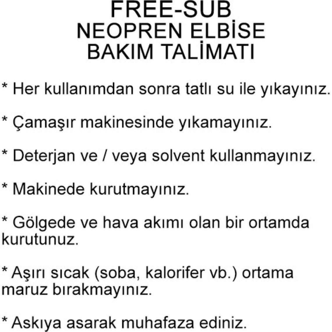 Free-Sub 3mm Expert Multy, Shorty (Kısa) Avcı Serbest Dalış Elbisesi