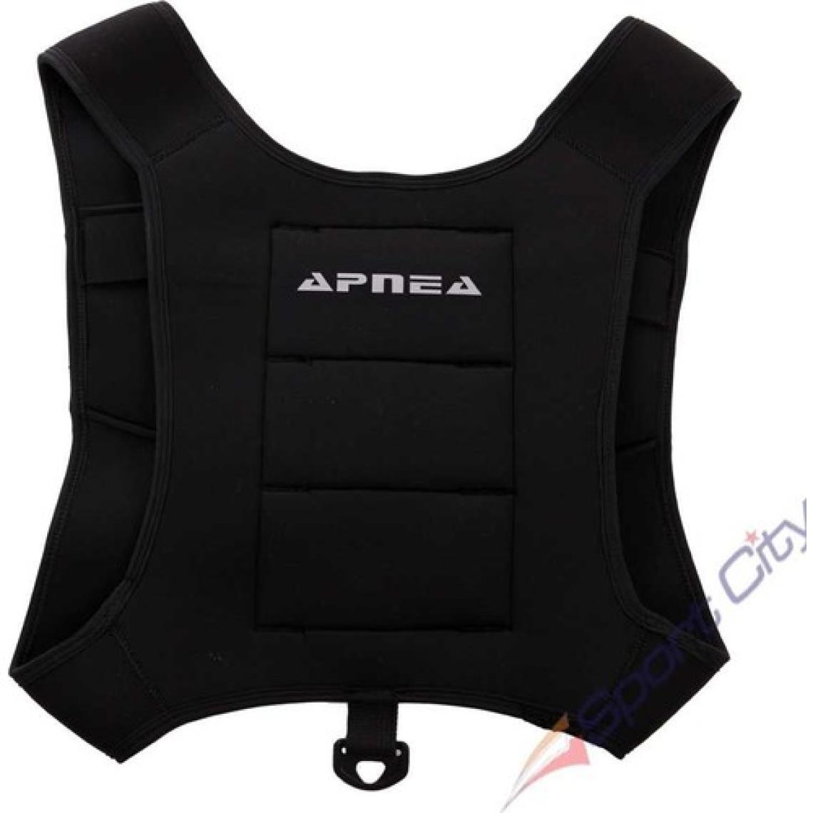Apnea Siyah Sırt Ağırlık Yeleği Kurşunlu
