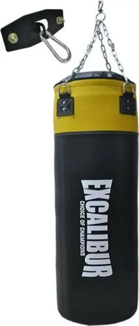 Excalibur Sunstar 100 x 35 Boks Kum Torbası Sarı Siyah