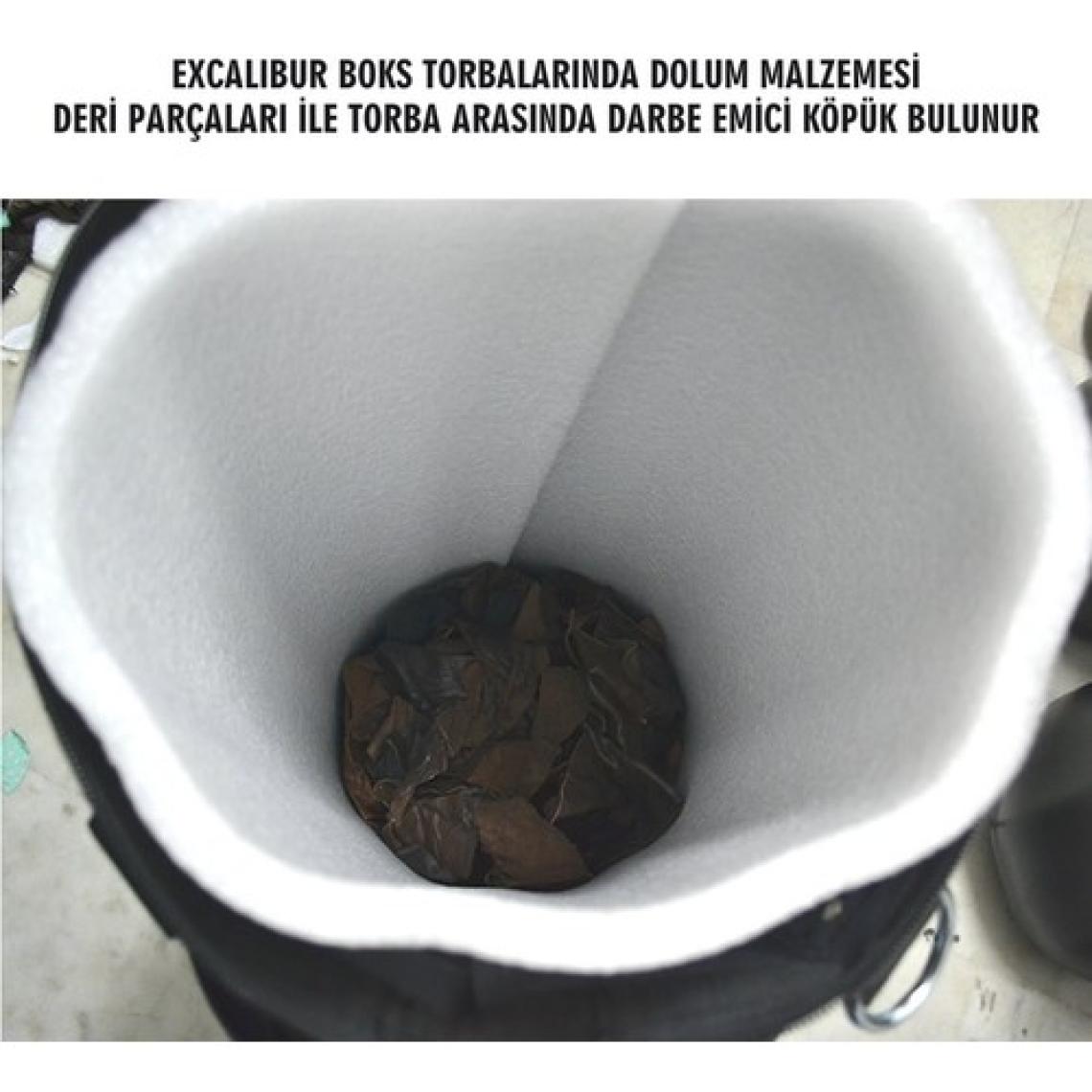 Excalibur Sunstar 135 x 35 Boks Kum Torbası Kırmızı Siyah