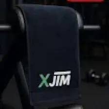 Xjim Siyah Spor Antrenman  Havlusu %100 Pamuk -3'lü Paket 30X90