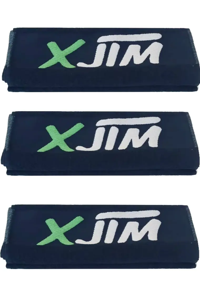 Xjim Siyah Spor Antrenman  Havlusu %100 Pamuk -3'lü Paket 30X90
