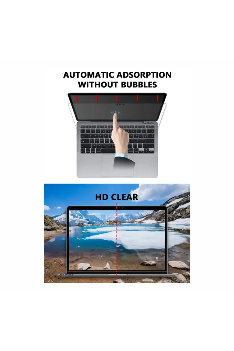 McStorey Macbook Air Pro Ekran Koruyucu 13inç M1-M2 A2251 A2289 A2338 A2179 A2337 Uyumlu Mat