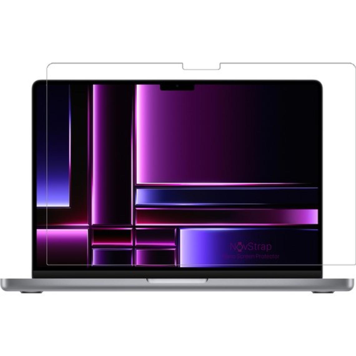Novstrap Apple MacBook Pro 2023 16 Inç M2 Pro Max A2780 ile Uyumlu Ekran Koruyucu Parlak Nano Film