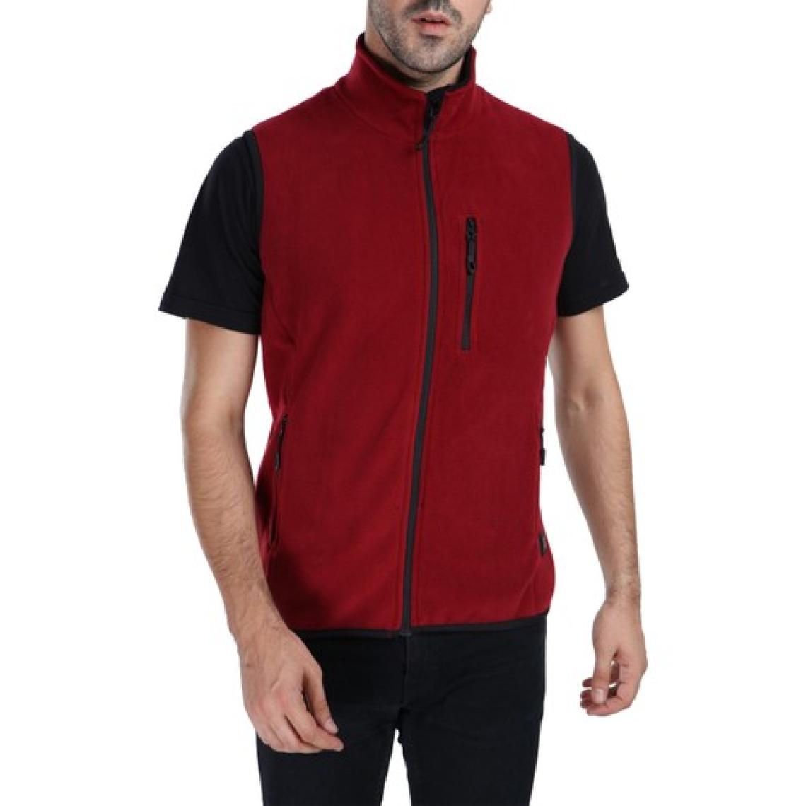Ghassy Co. Erkek Çok Cepli Outdoor Polar Yelek