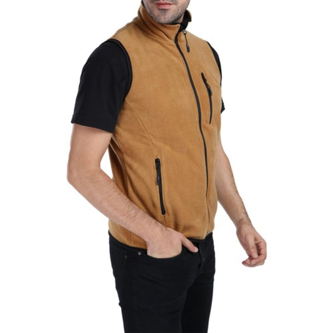 Ghassy Co. Erkek Çok Cepli Outdoor Polar Yelek