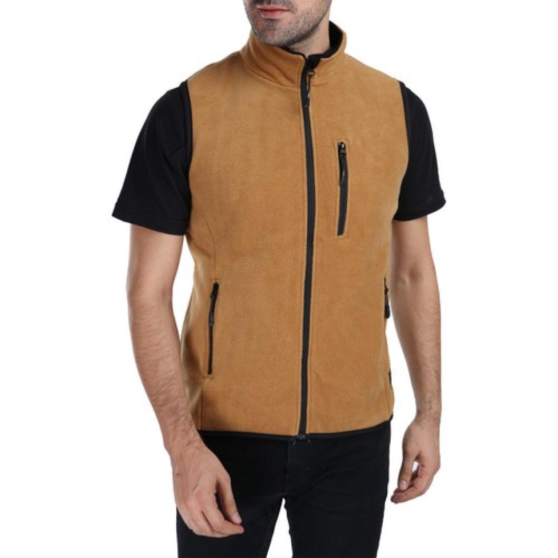 Ghassy Co. Erkek Çok Cepli Outdoor Polar Yelek
