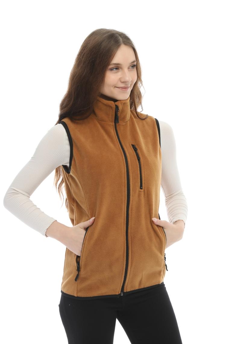Ghassy Co. Kadın Polar Çok Cepli Trekking Spor Yelek