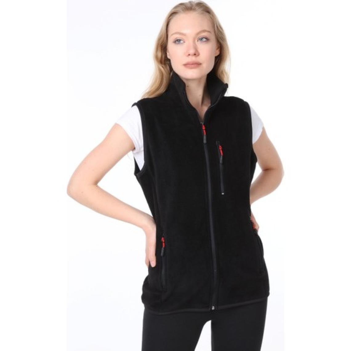 Ghassy Co. Kadın Polar Çok Cepli Trekking Spor Yelek