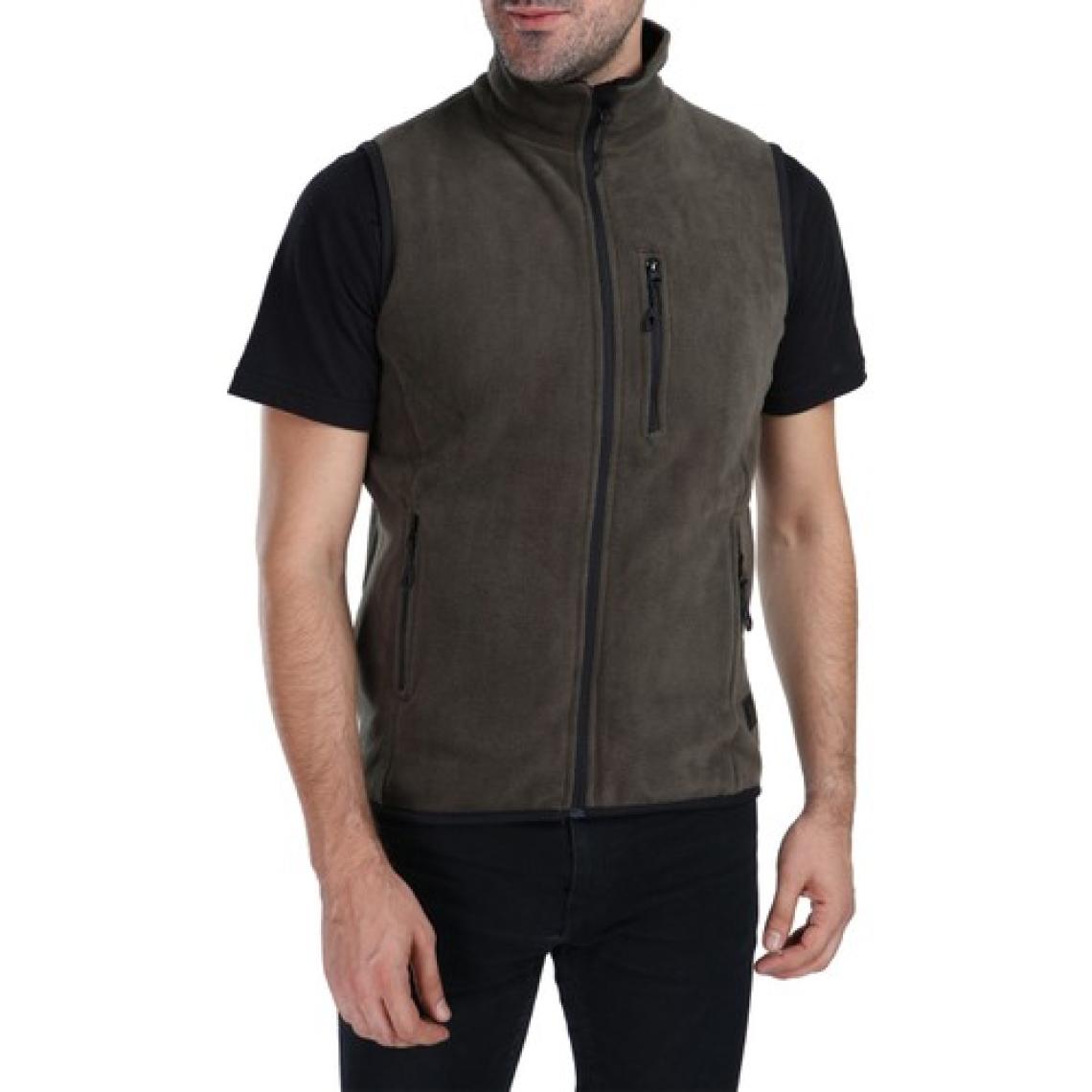 Ghassy Co. Erkek Çok Cepli Outdoor Polar Yelek