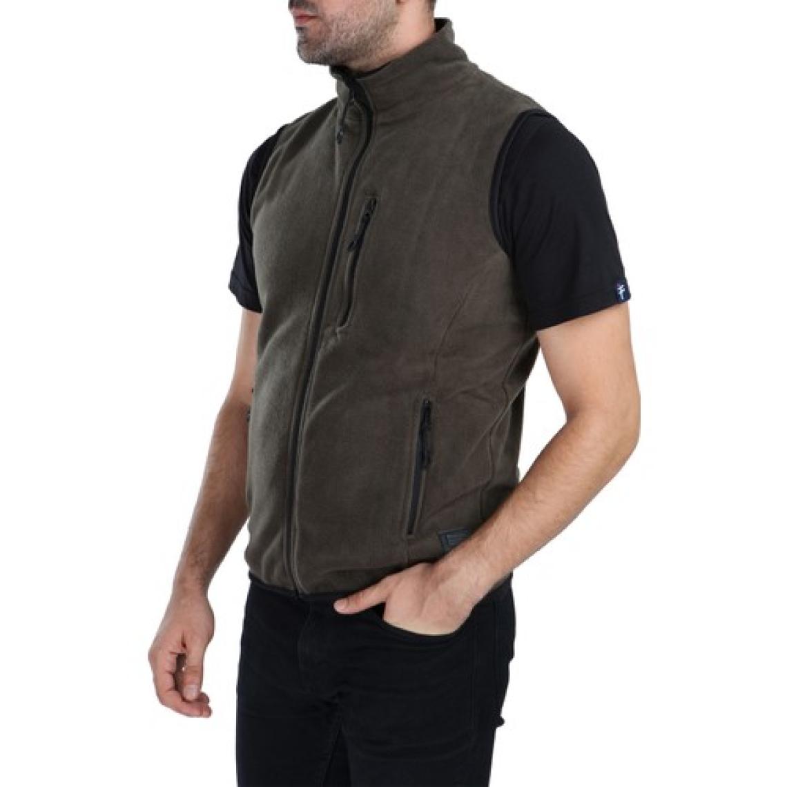 Ghassy Co. Erkek Çok Cepli Outdoor Polar Yelek