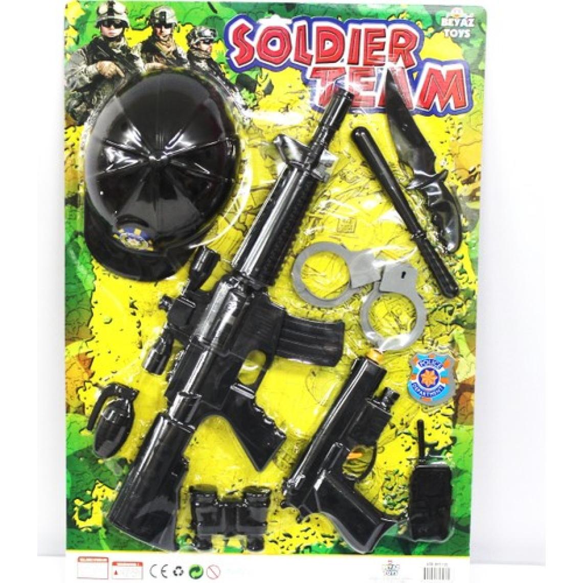 Beyaz Toys Askeri Silah Seti 2'li