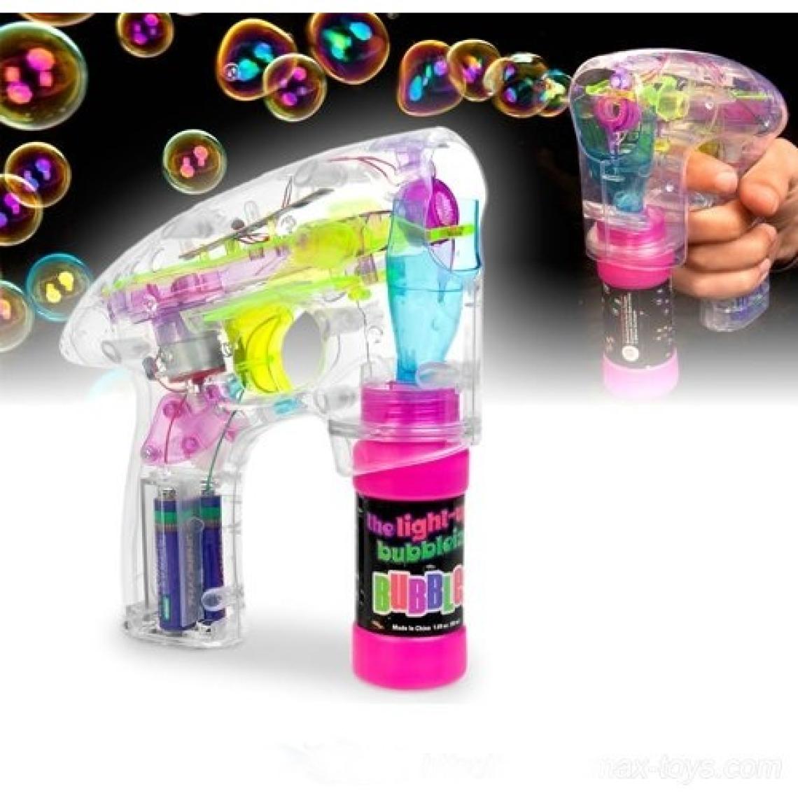 Can Toys Köpük Tabancası Işıklı Pilli Baloncuk Tabancası ve 500 ml Solüsyon