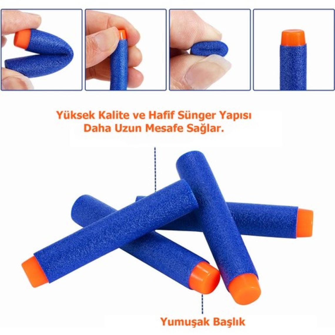 Nerf Mermi Yumuşak Sünger Yedek Mermi 20 Adet Ekonomik Paket
