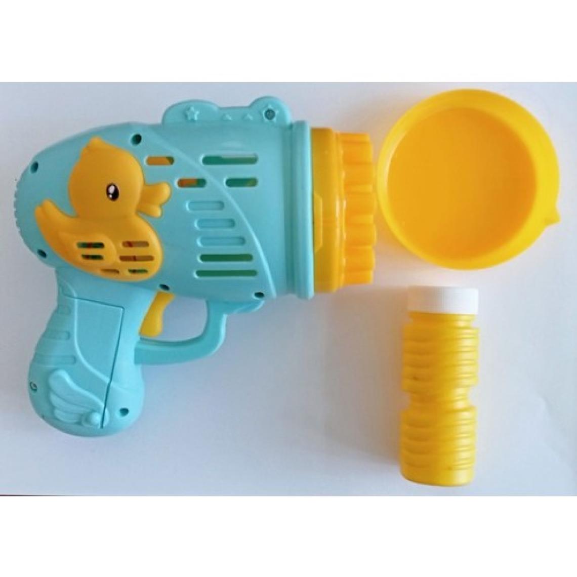 Duck Çok Delikli Pilli Köpük Atan Tabanca Oyuncağı 23 Delikli Bubble Gun Çocuk Bebek Oyuncağı