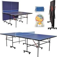 Dynamic Sport 12mm Katlanabilir Masa Tenisi Masası – 2 Raket 3 Top ve Ağ & Demir Set Hediyeli