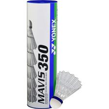 Yonex Mavis 350 (6'lı) Beyaz Badminton Topu Yeşil Bant